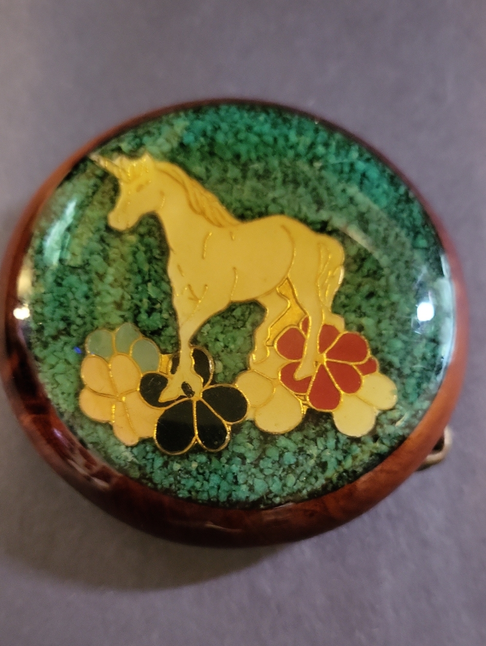 Crush Turquoise Belt Buckle